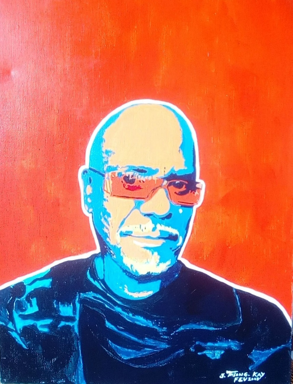 "Auto portrait" Street Art