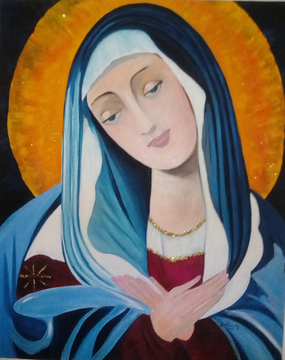 " Icône de la Vierge "